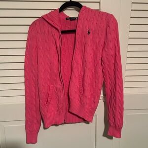 Ralph Lauren zip up sweater size L